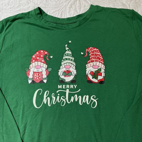 Holiday Time Merry Christmas Graphic Tee Size 10/12 - Picture 3 of 5